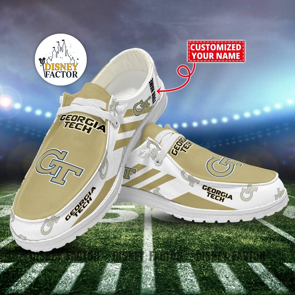 Denver Broncos Personalized Hey Dude Sports Shoes - Custom Name Design