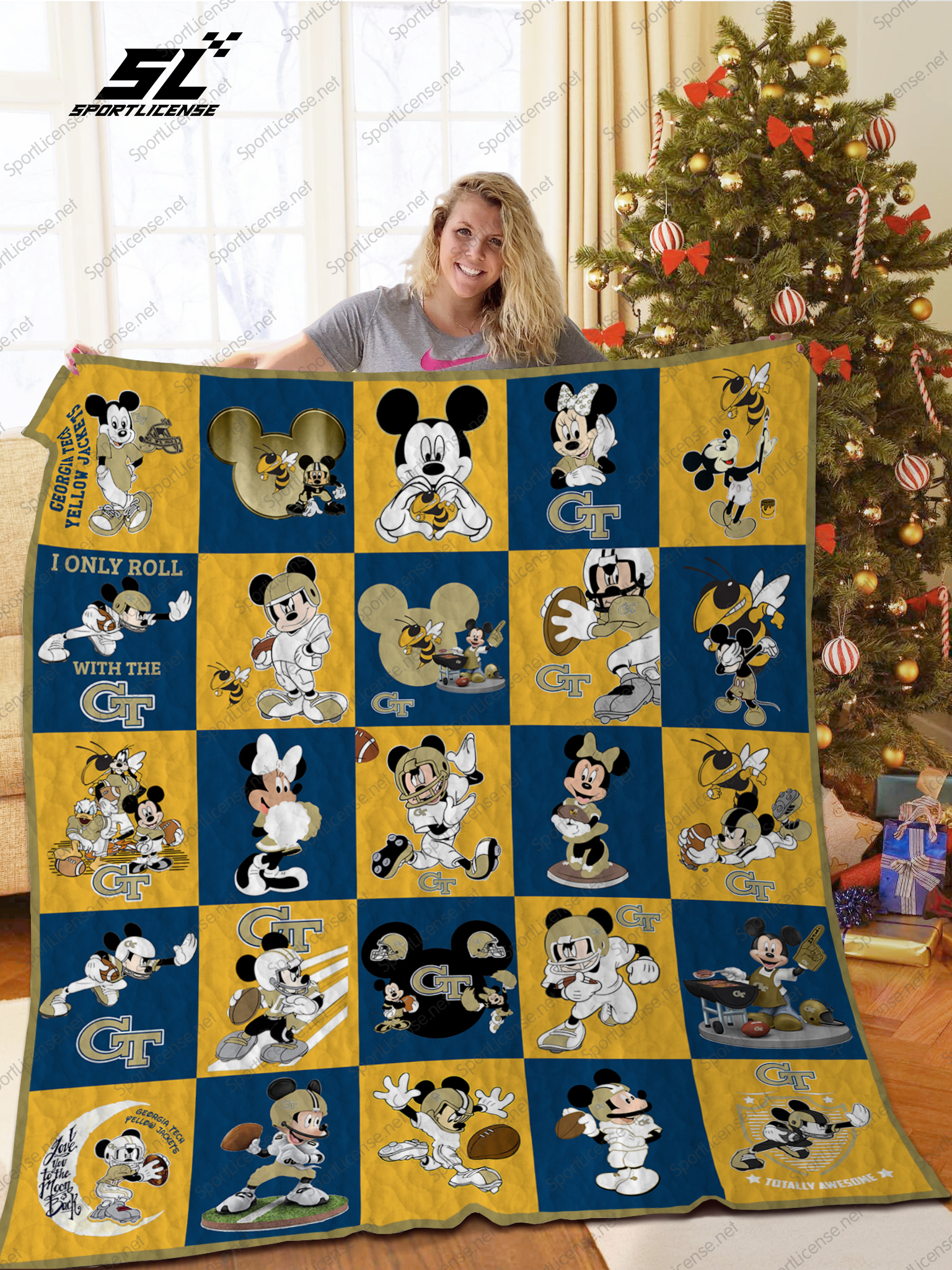 Perosnalized Kirti Photos Quilt Blanket