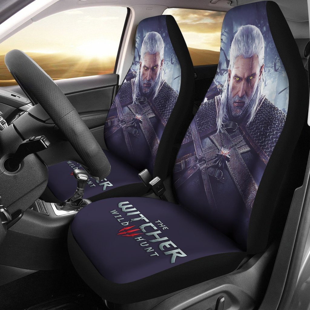 Geralt And Ciri Car Seat Cover ( Set of 2)