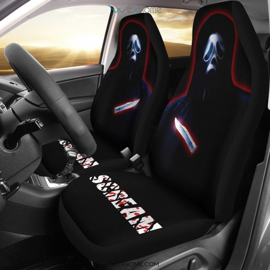 2pcs Mass Effect Car Seat Cover