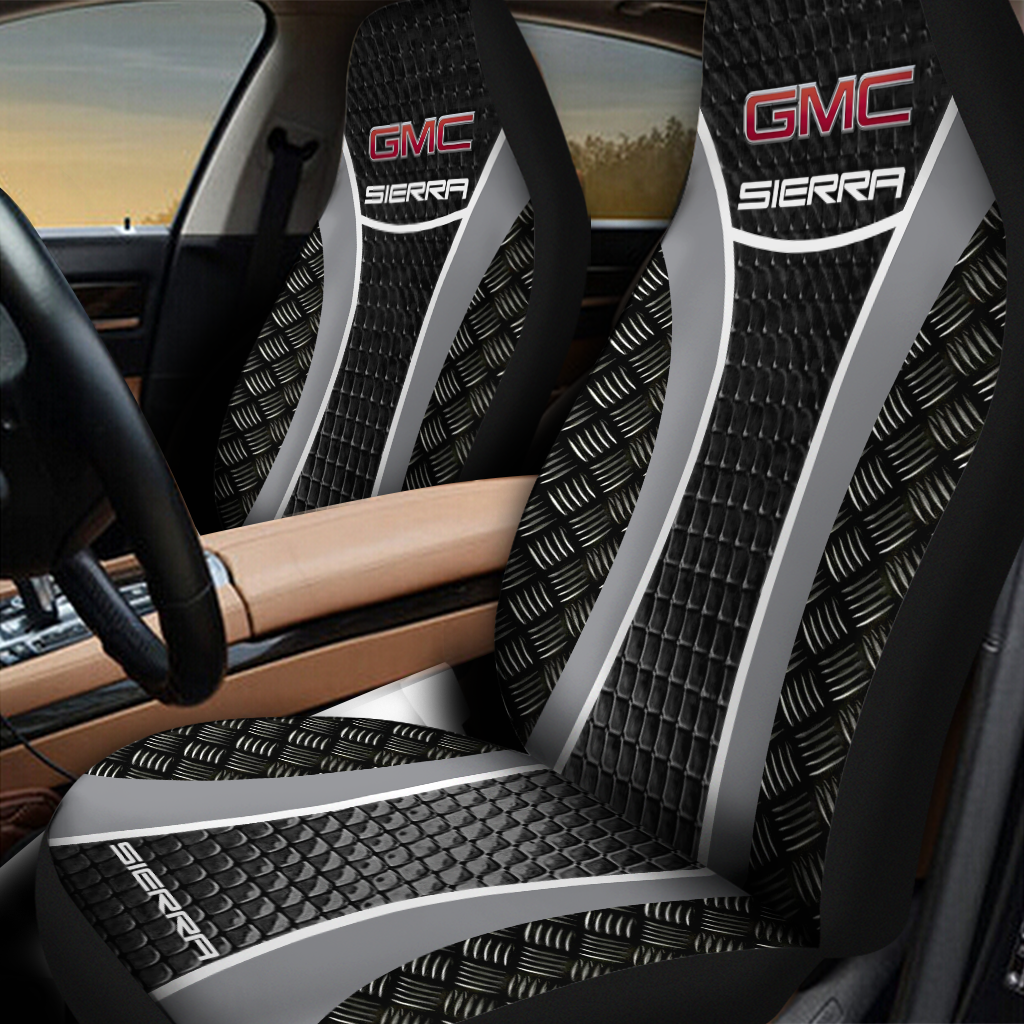 VOLVO BLACK AND BLUE THEMED PRINTED CAR SEAT COVERS