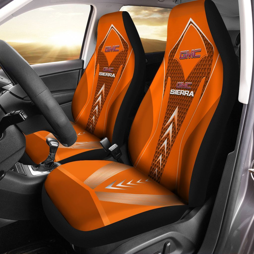 GMC Sierra VTH Car Seat Cover (Set of 2) Ver 1 (Blue)