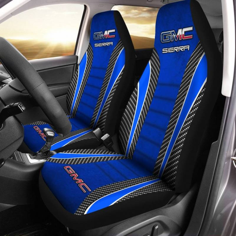 GMC Sierra LPH Car Seat Cover (Set of 2) Ver3 (white)