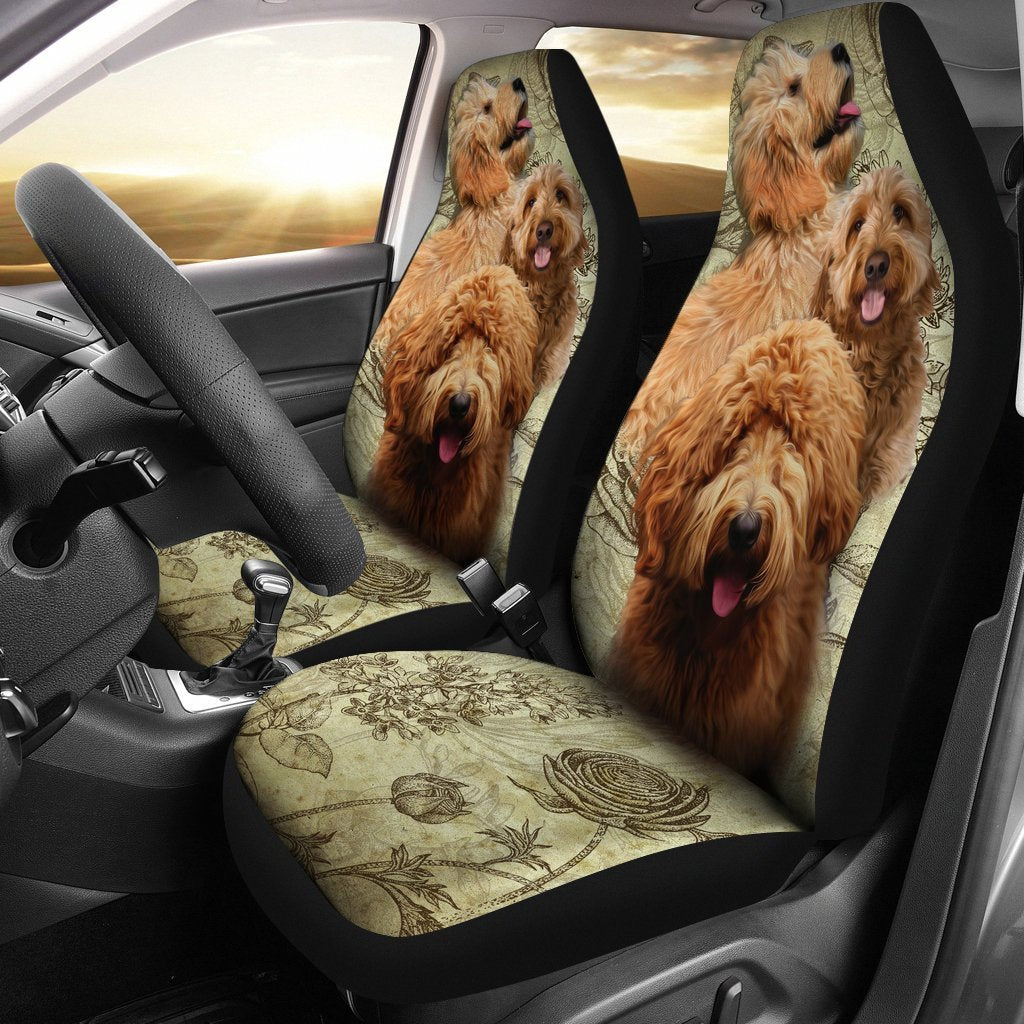 Fresno State Gear Red Theme Car Seat Cover ( Set of 2)