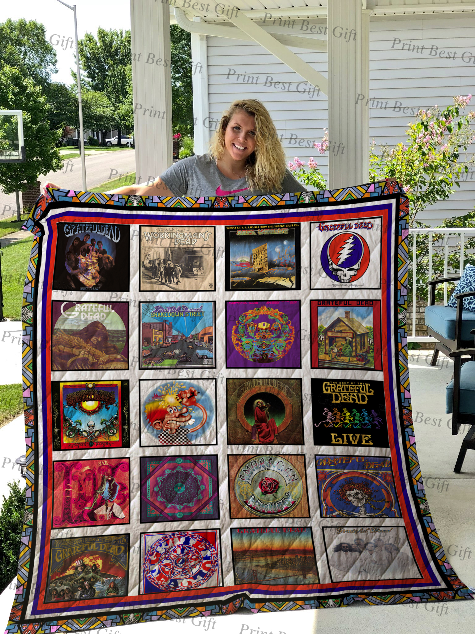 Purdue Boilermakers Quilt Blanket 01