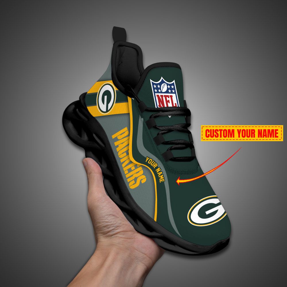 Green Bay Packers Customized Unique Max Soul Shoes-SP10052312DS04 