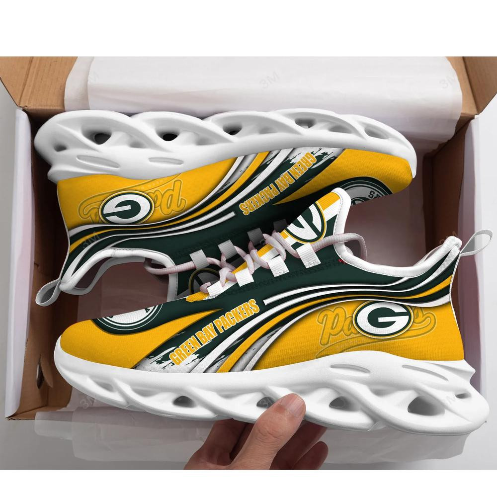 Green Bay Packers Max Soul Chunky, Running Sneakers  