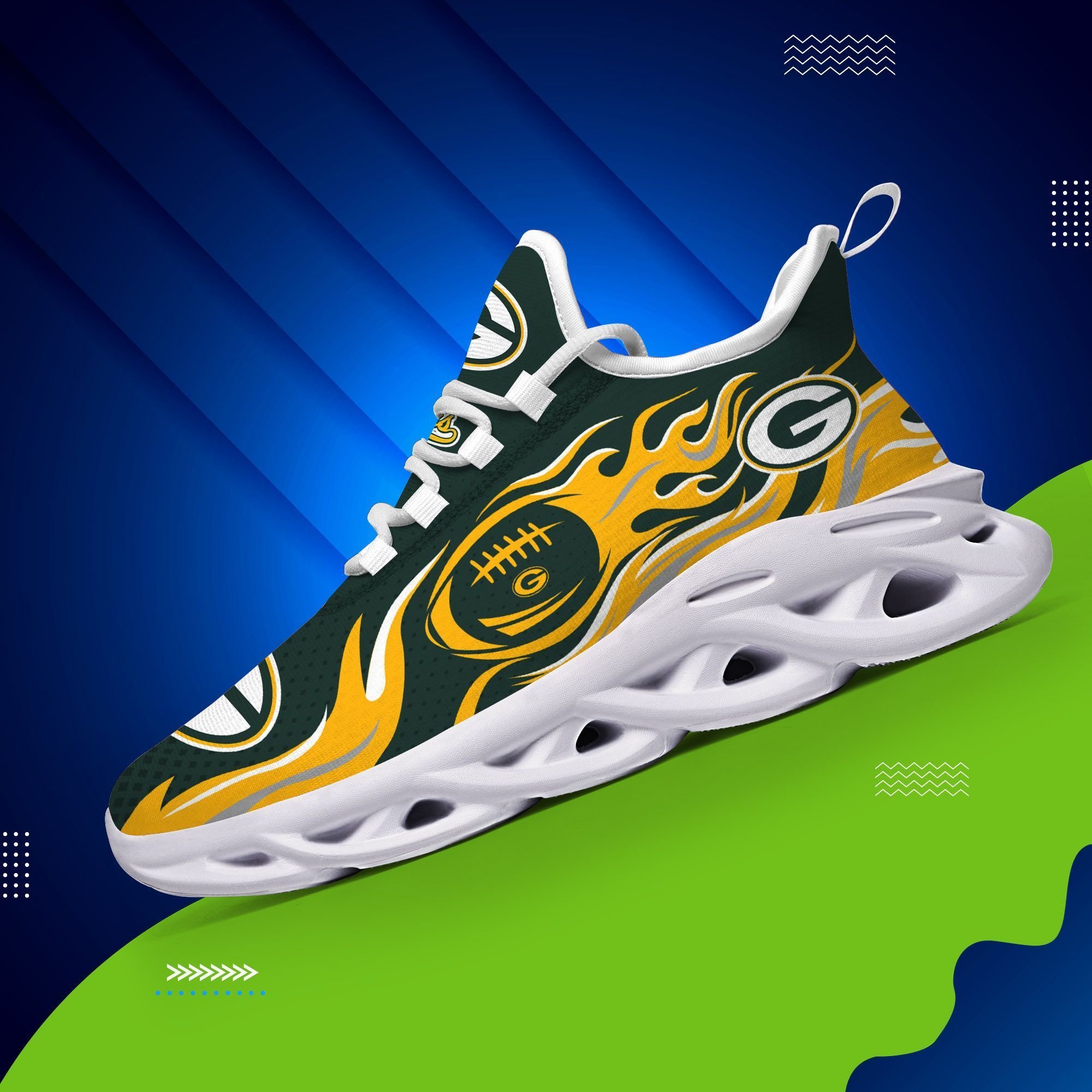 Green Bay Packers Running Sneakers 171 