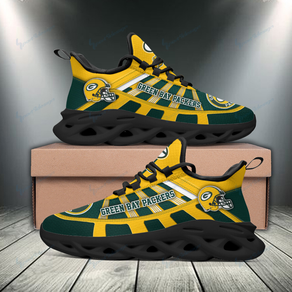 Green Bay Packers Running Sneakers Bb364 