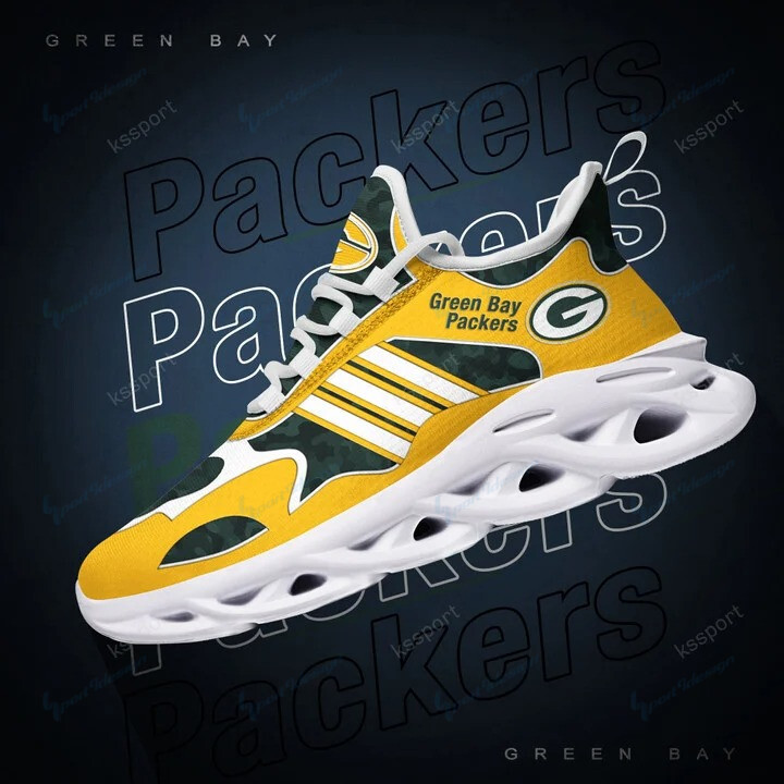 Green Bay Packers Running Sneakers Bg527 