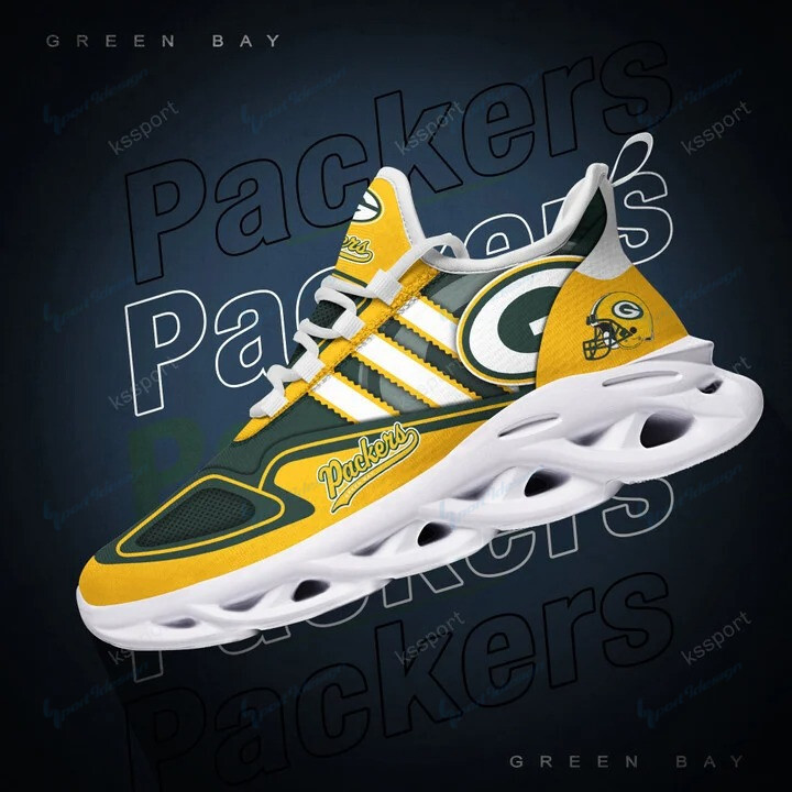 Green Bay Packers Running Sneakers Bg651 