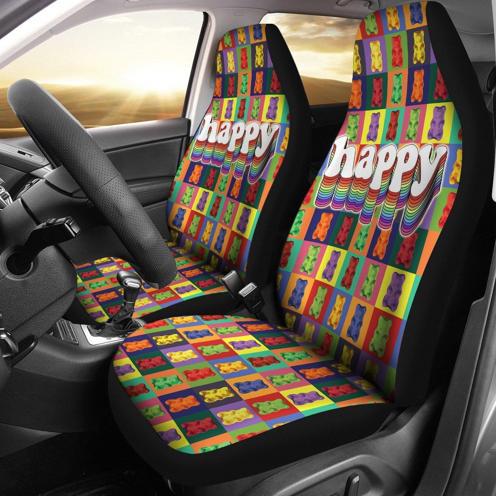 Horror Villains Head Face Psycho Band Seat Covers