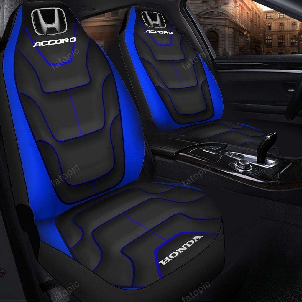 Honda Civic Car Seat Cover (Set Of 2) Ver 2 (Red)