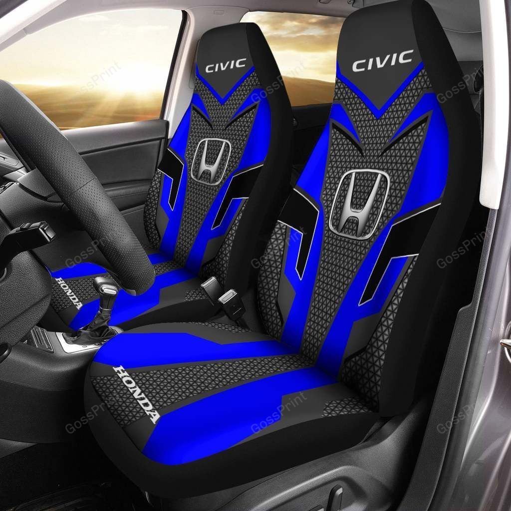 Freightliner TDV Car Seat Cover (Set of 2) Ver 1 (Black)