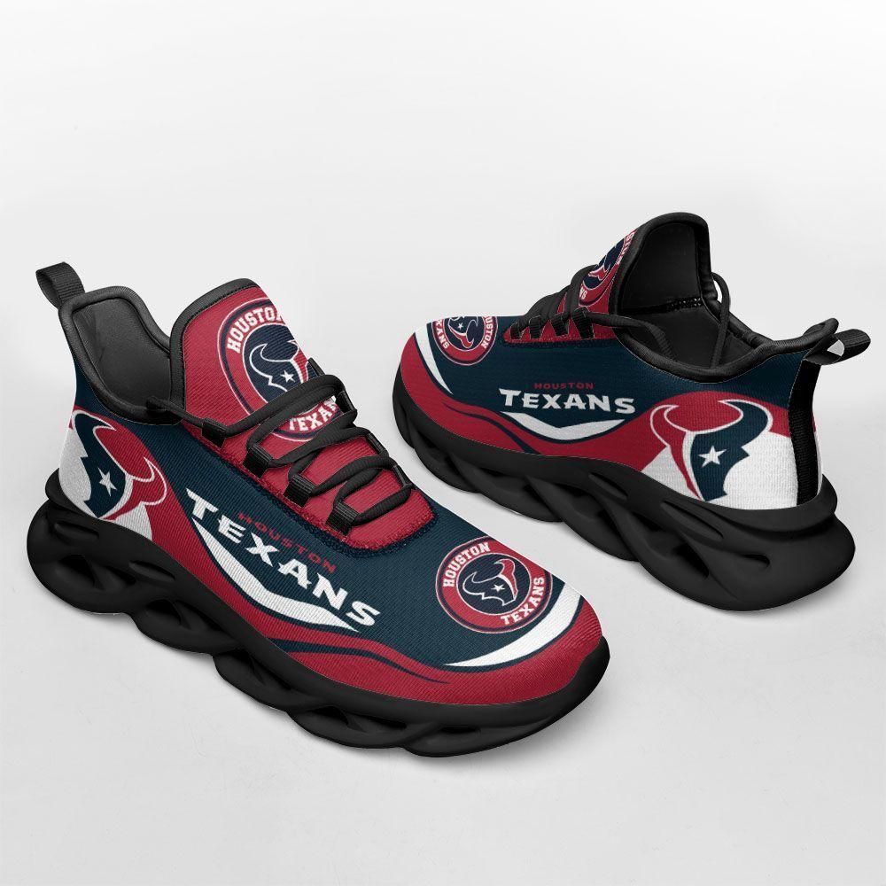 Houston Texans 'S And 'S Black Or White Max Soul Sneakers V2 
