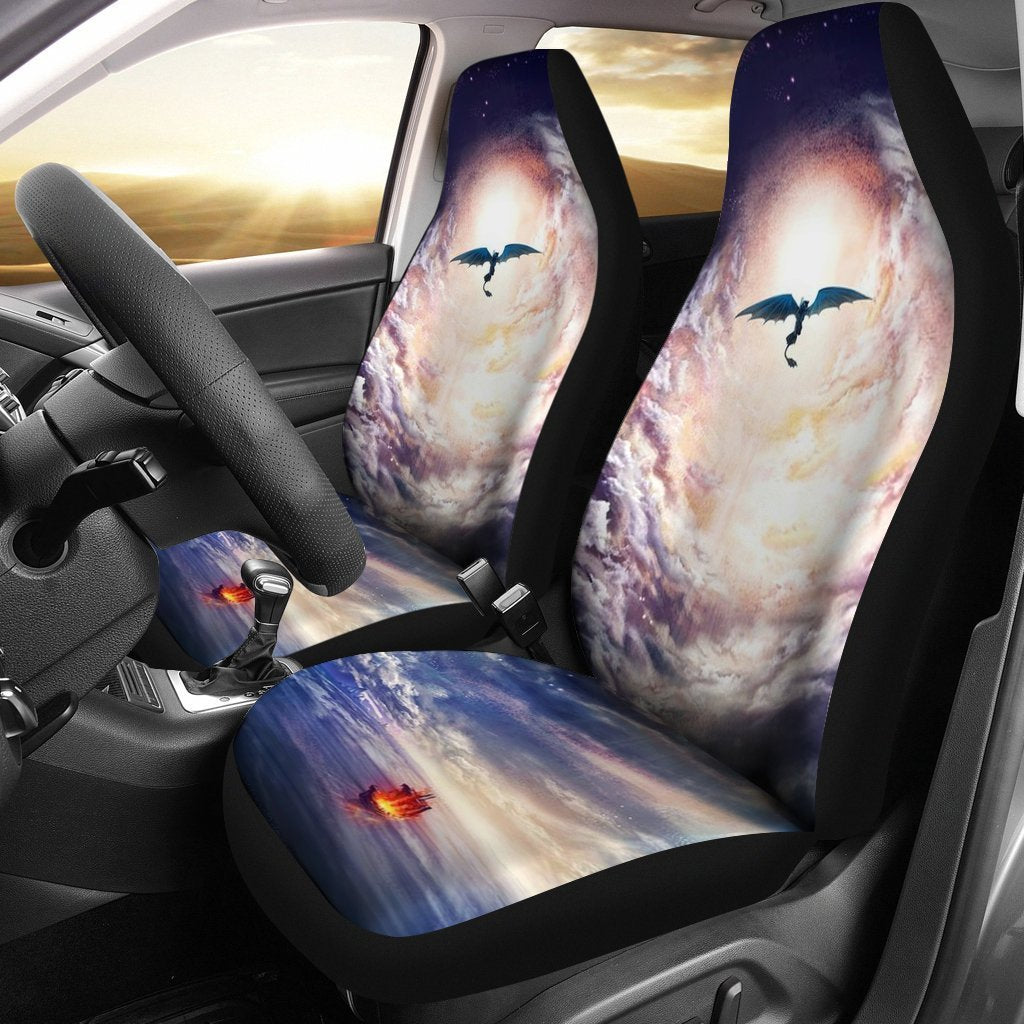 How To Train Your Dragon Cartoon Fan Gift Car Seat Cover ( Set of 2)