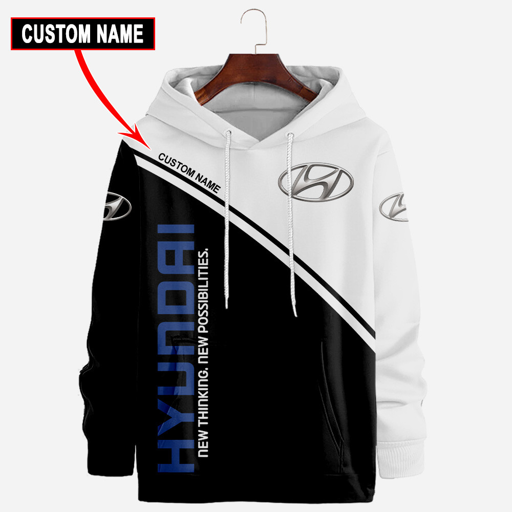 Hyundai t-shirt hoodie apparel 3D full printing