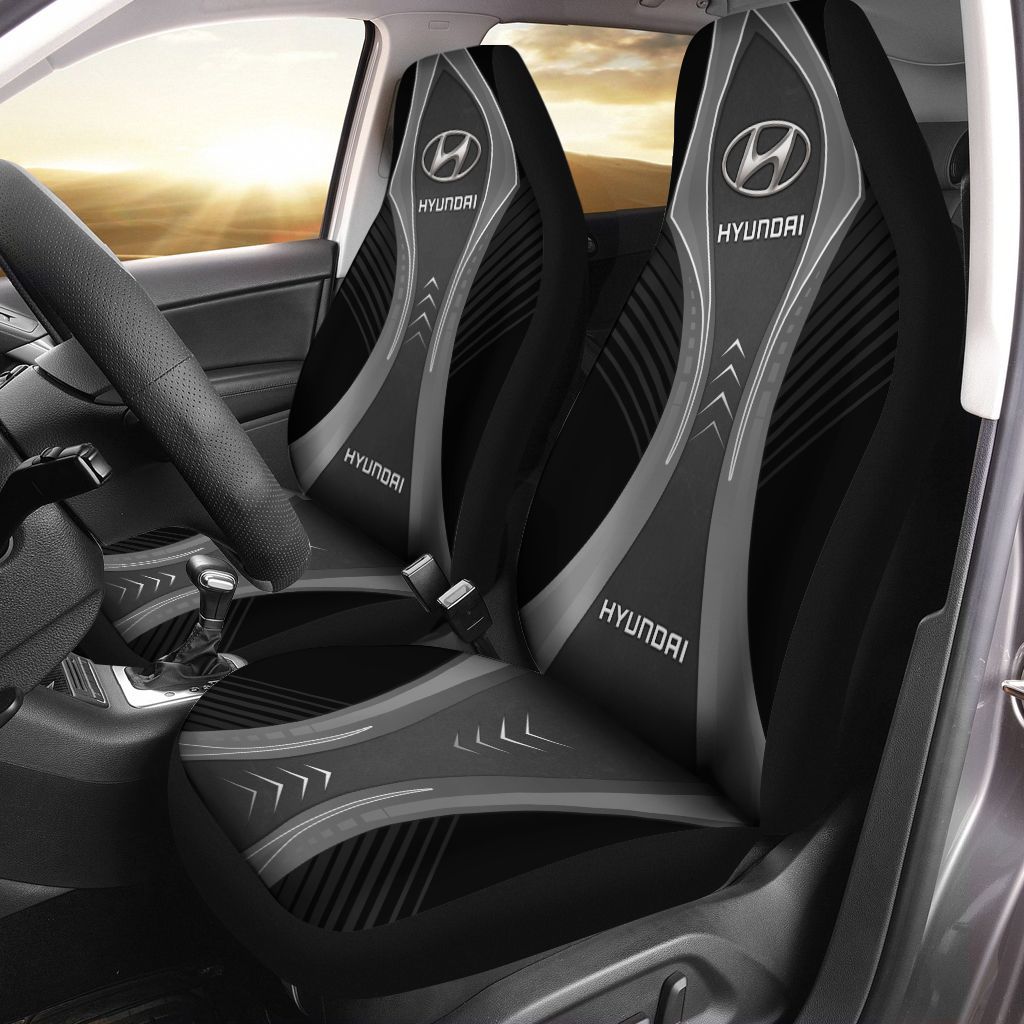 Honda Civic Car Seat Cover (Set Of 2) Ver 2 (Grey)