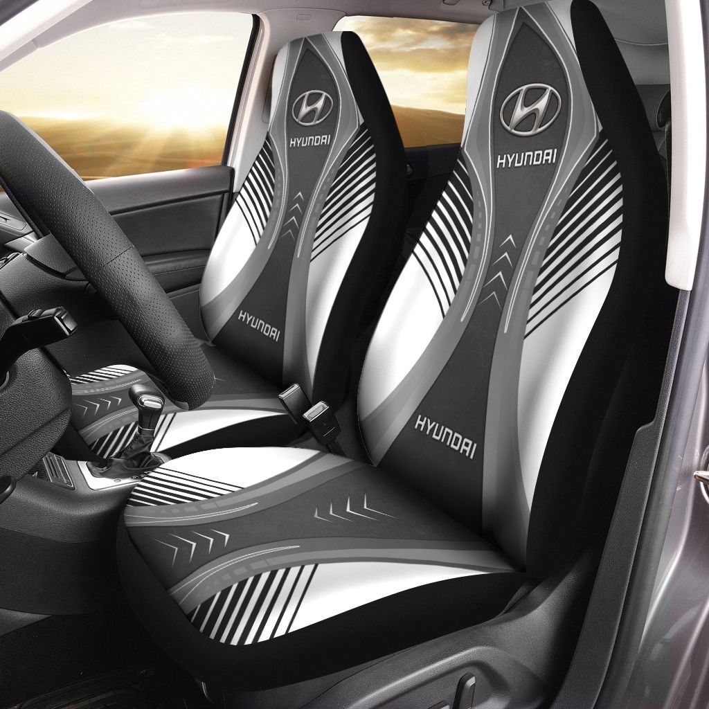 Hyundai Lph-Ht Car Seat Cover (Set Of 2) Ver 1 (Black)