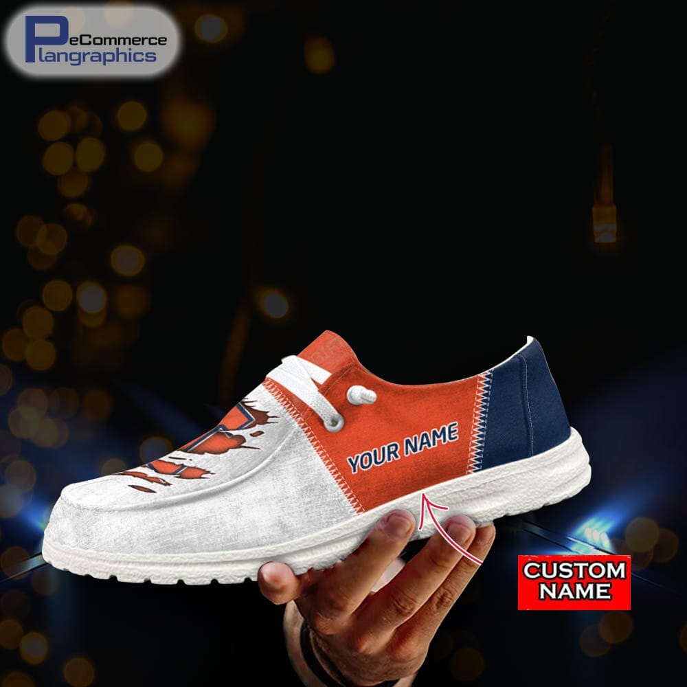 Georgia Southern Eagles Custom Name Hey Dude Shoes 