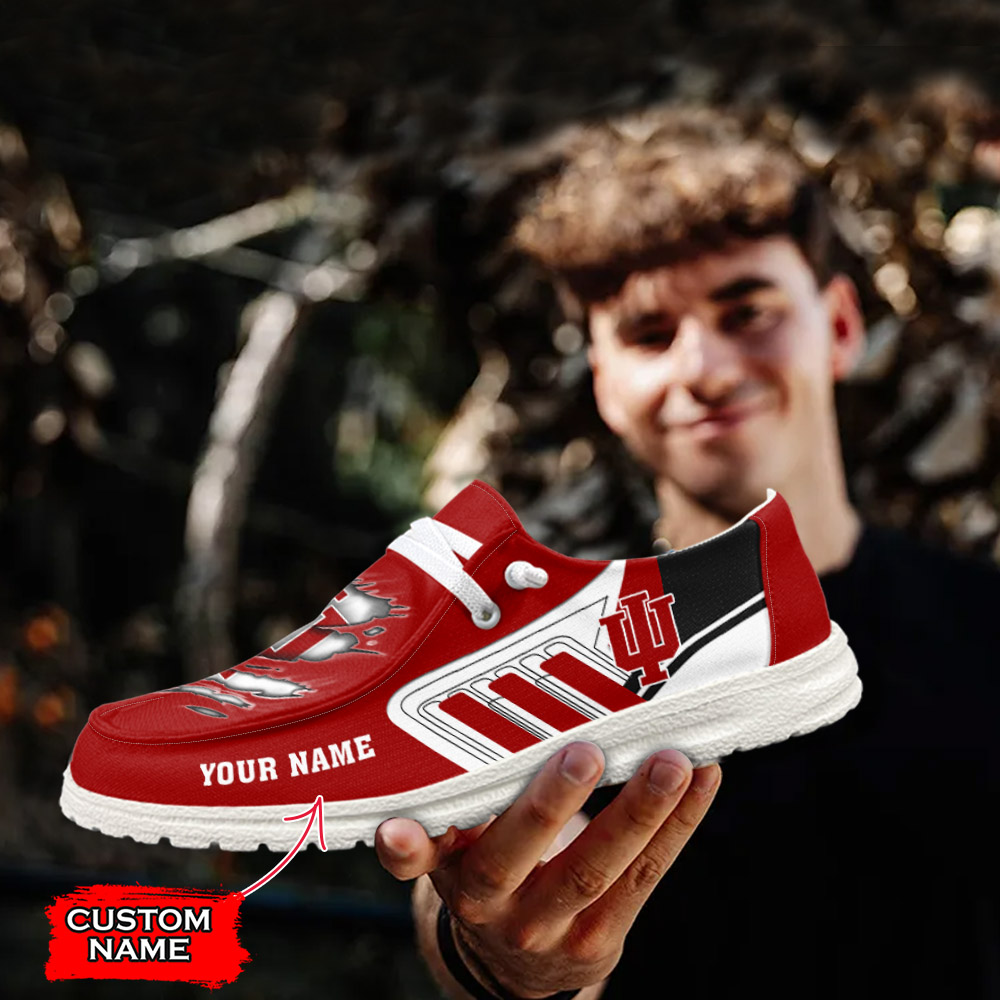 Northern Illinois Huskies Personalized Hey Dude Sports Shoes - Custom Name Design