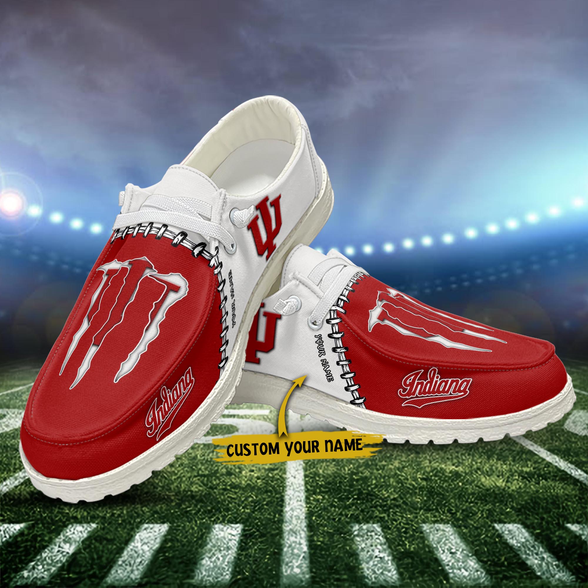 Baltimore Ravens Personalized Hey Dude Sports Shoes - Custom Name Design