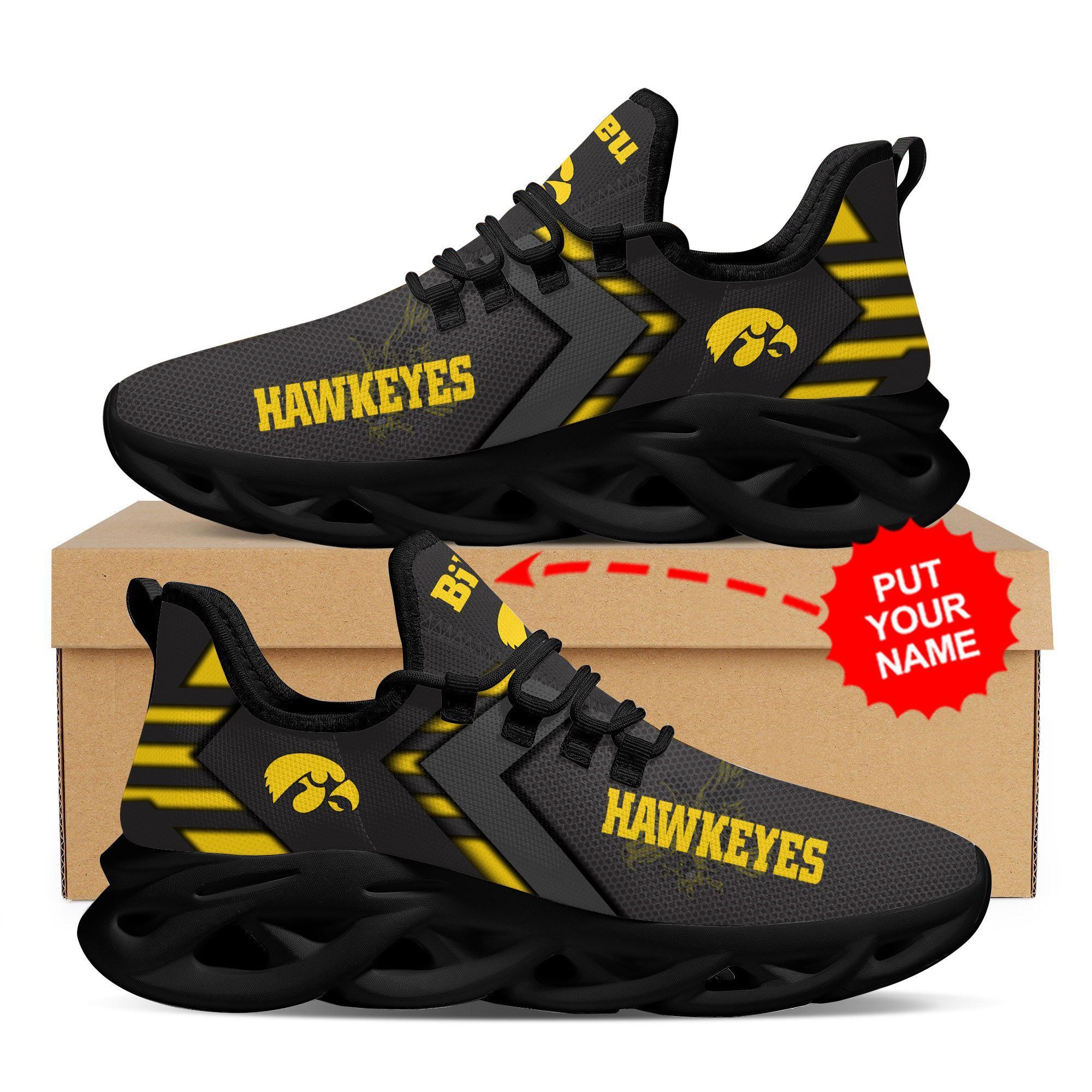New Orleans Saints Custom Personalized With Name Max Soul Sneakers Shoes
