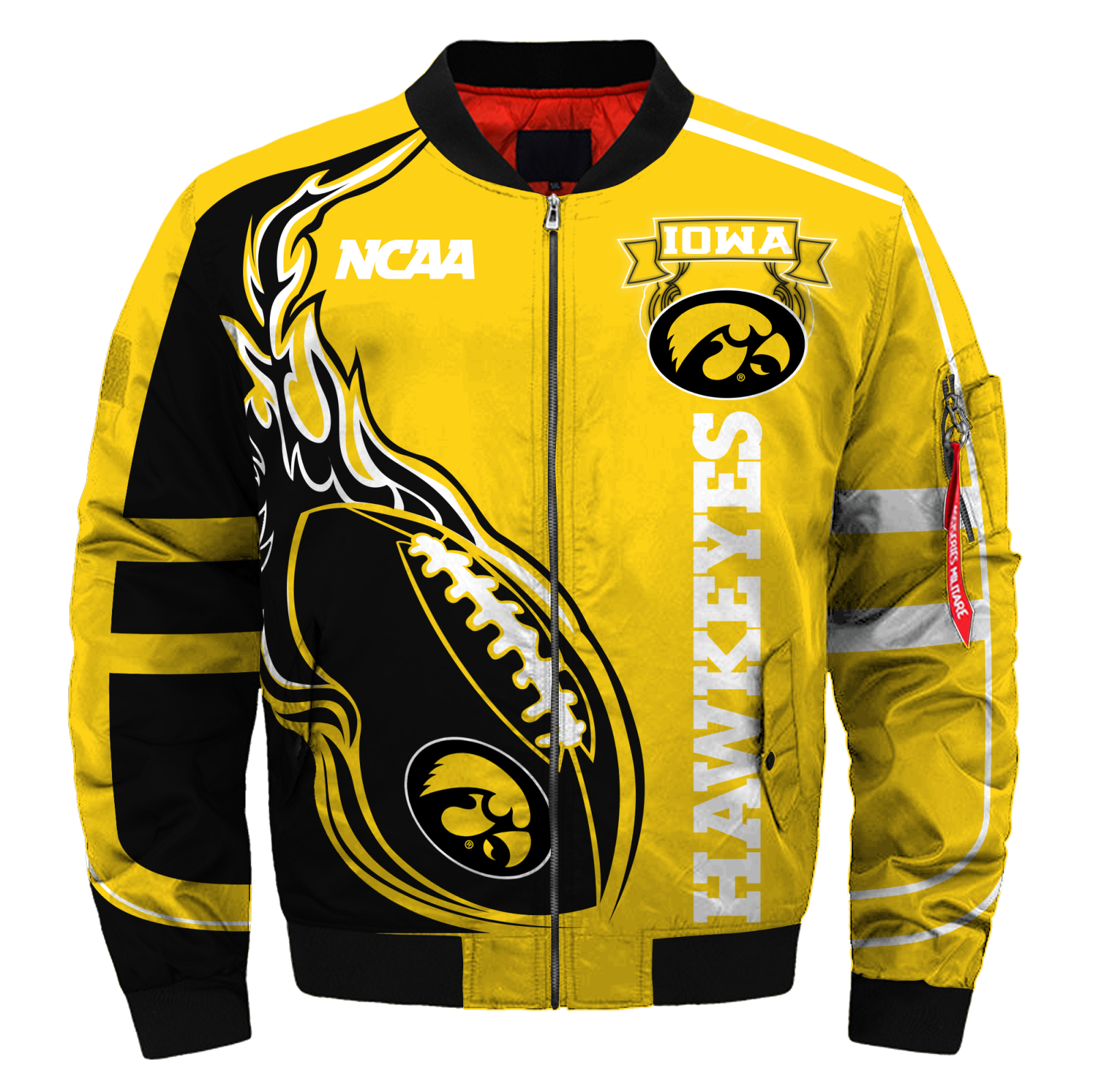 Black Arizona Coyotes Jacket Print 3D