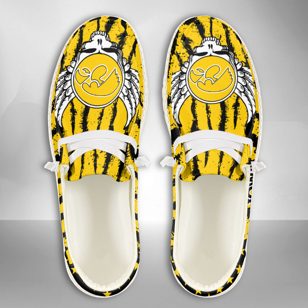Arkansas Razorbacks Personalized Hey Dude Sports Shoes - Custom Name Design