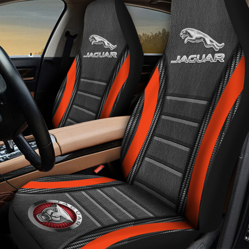 VOLVO BLACK AND BLUE THEMED PRINTED CAR SEAT COVERS