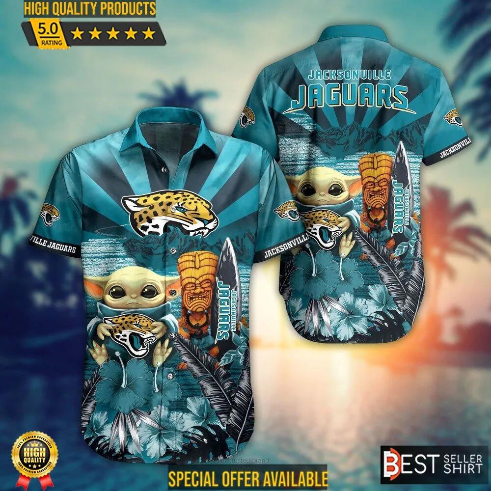 Vikings Baby Yoda Star Wars Hawaiian Shirt