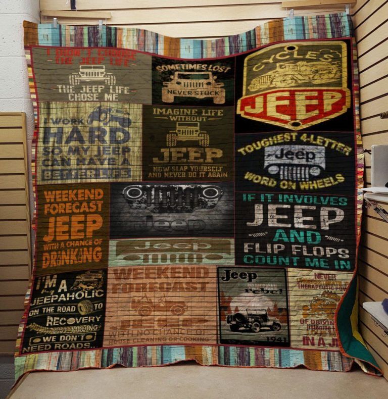 Lalasea Jeep 2702072 3D Customized Quilt Blanket Esr713