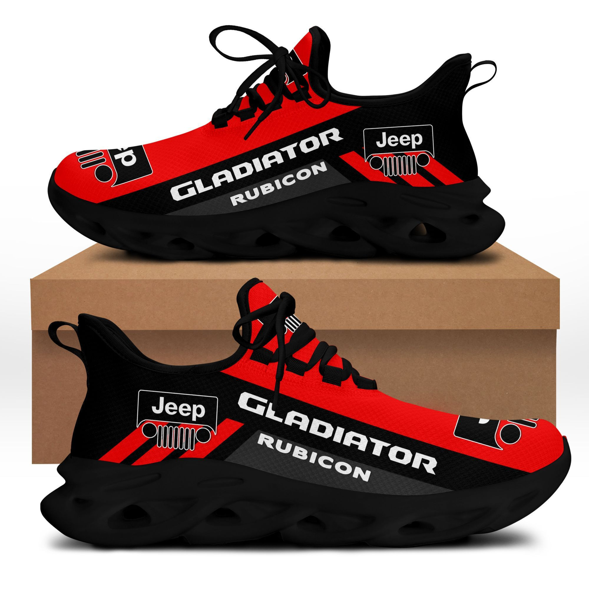 Jeep Wrangler Sneaker Shoes Ver 7 (Red)