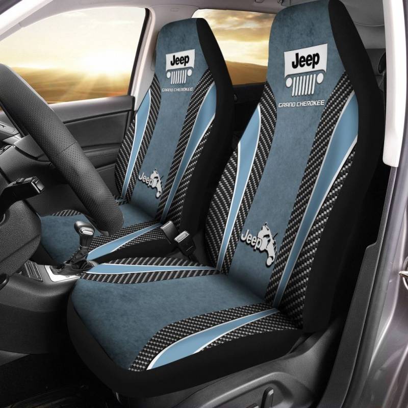 Honda Civic Car Seat Cover (Set Of 2) Ver 2 (Blue)