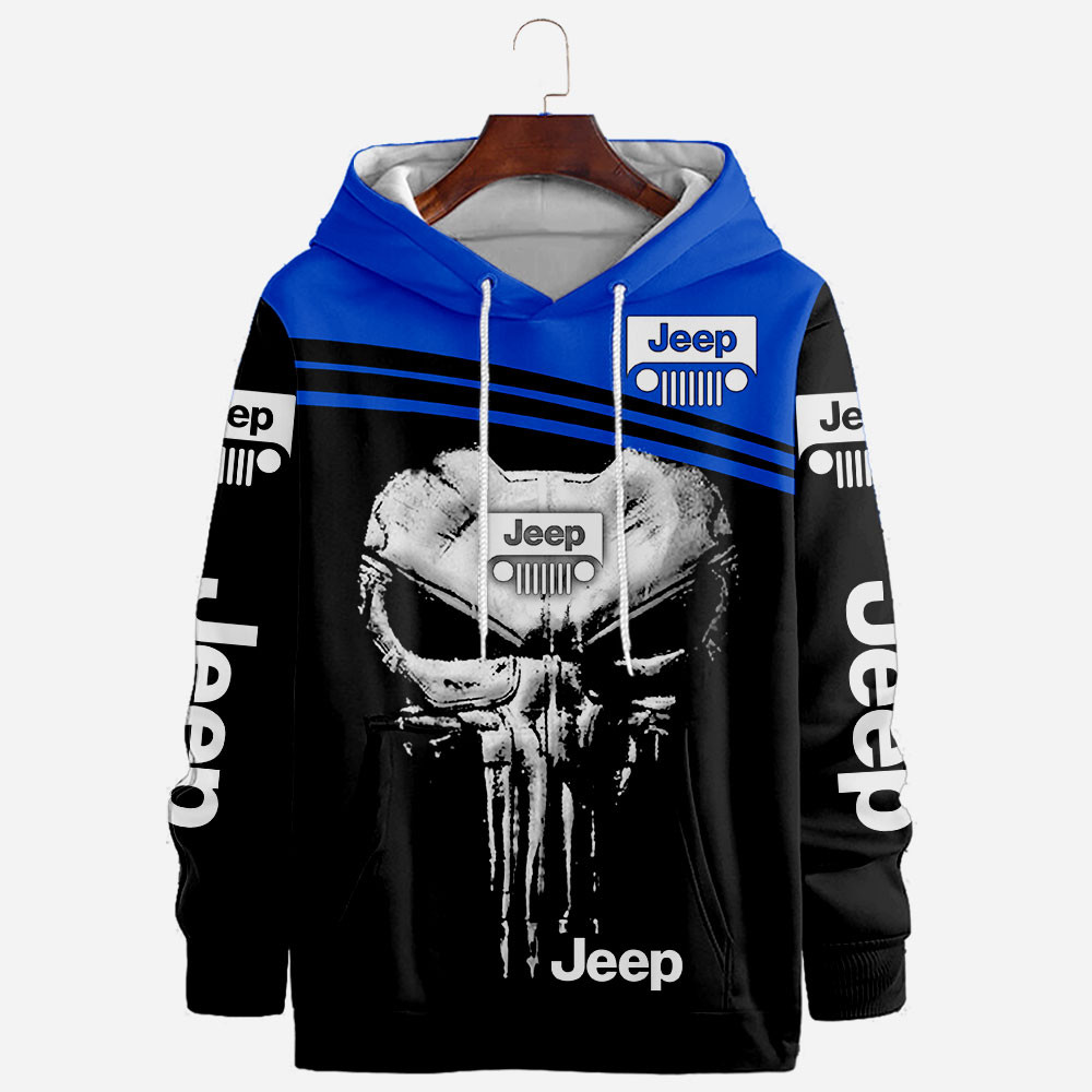 Jeep 3D Apparel Zip Hoodie,Pant,Polo, Button Hawaii Shirt Personalized 