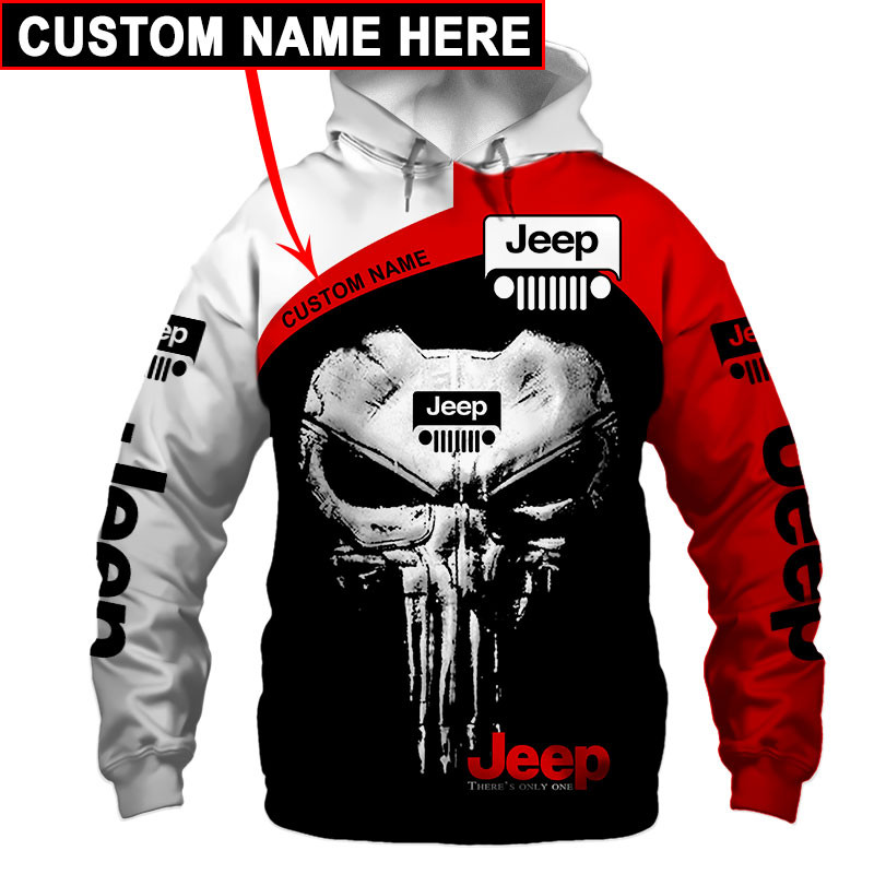 Jeep t-shirt hoodie apparel 3D full printing