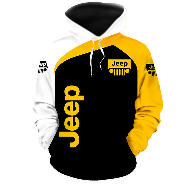 Jeep t-shirt hoodie apparel 3D full printing