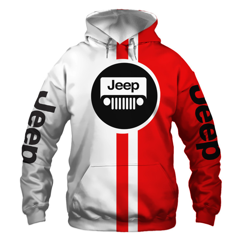 Jeep t-shirt hoodie apparel 3D full printing
