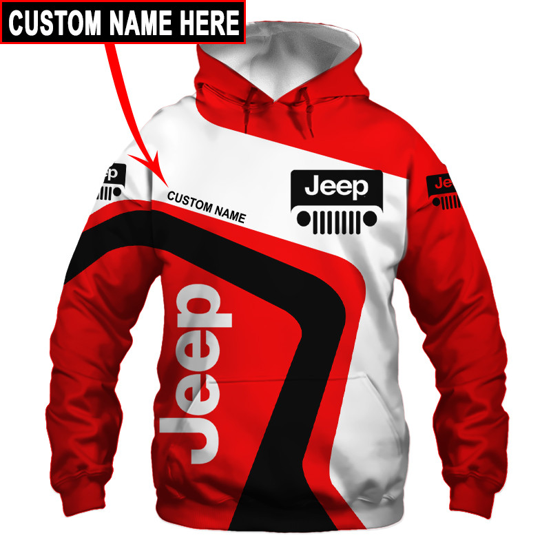 Jeep t-shirt hoodie apparel 3D full printing