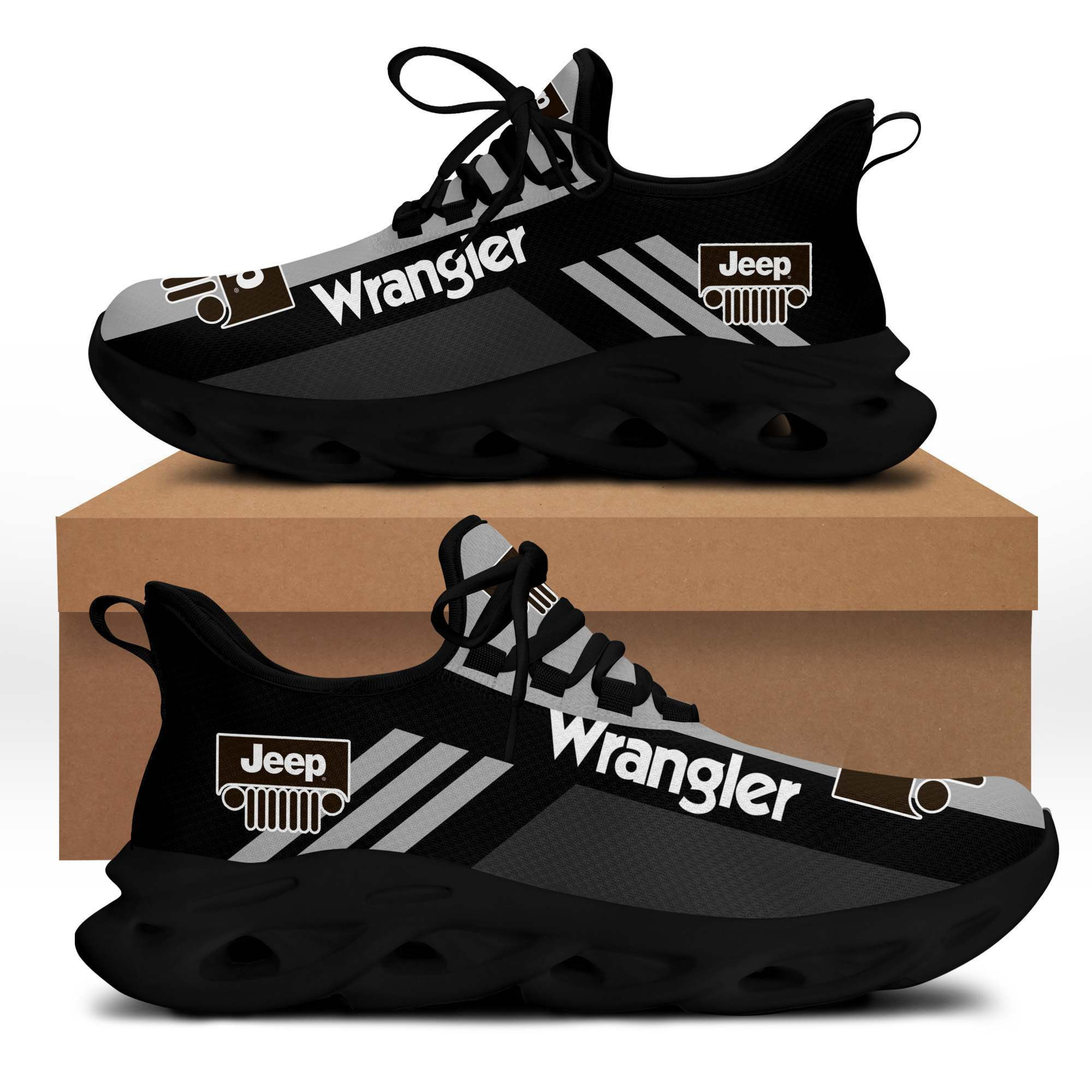 3D Printed Jeep Wrangler Sneakers Ver 4 For Men & Women (White)