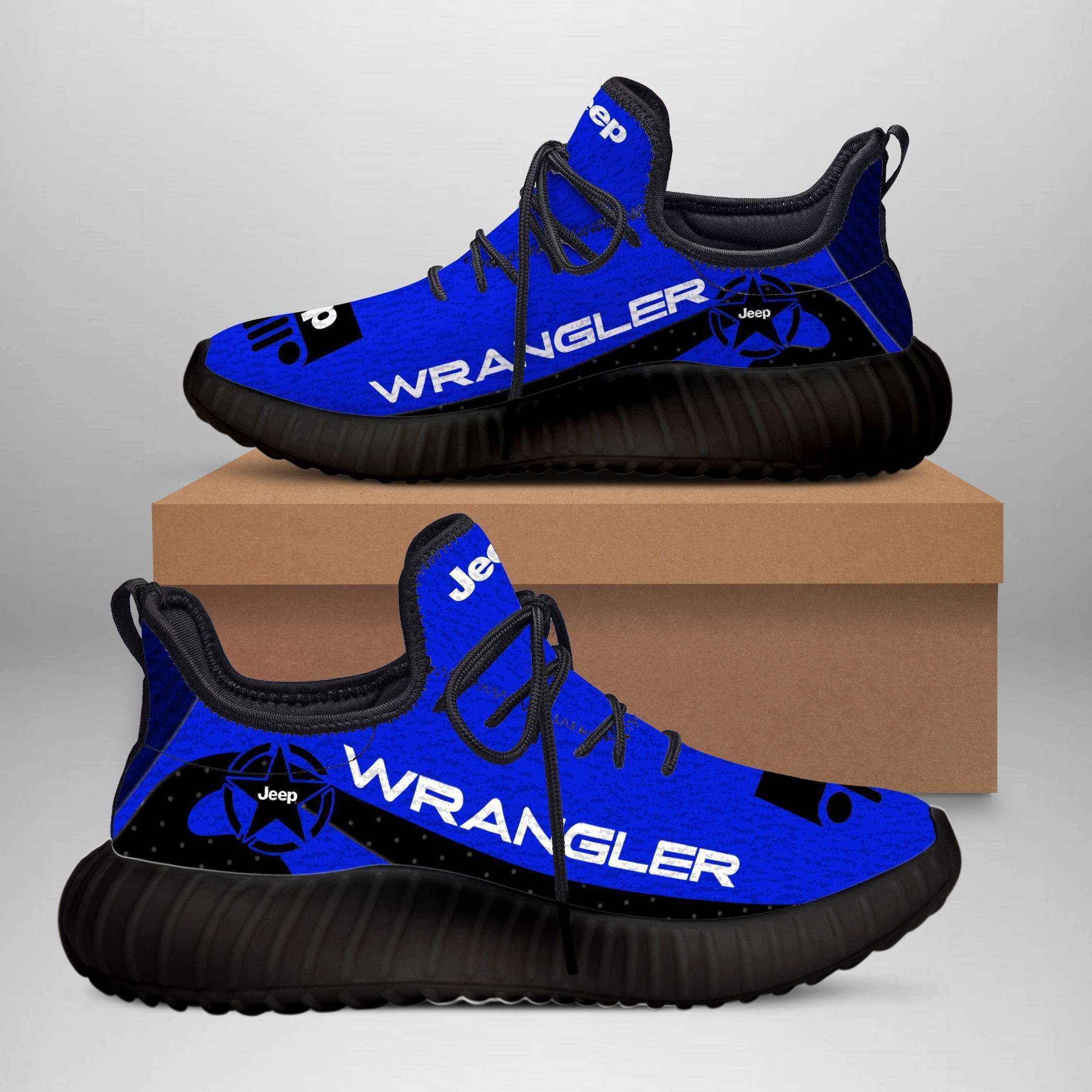 3D Printed Jeep Wrangler  Sneakers Ver 1 For Men & Women (White)
