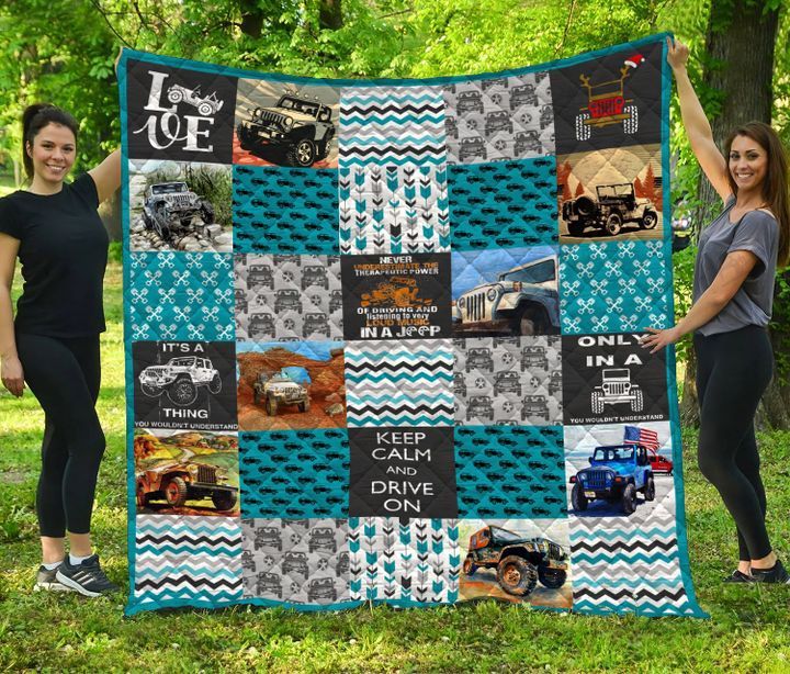 Jeep Halloween Yp1608068Cl Quilt Blanket