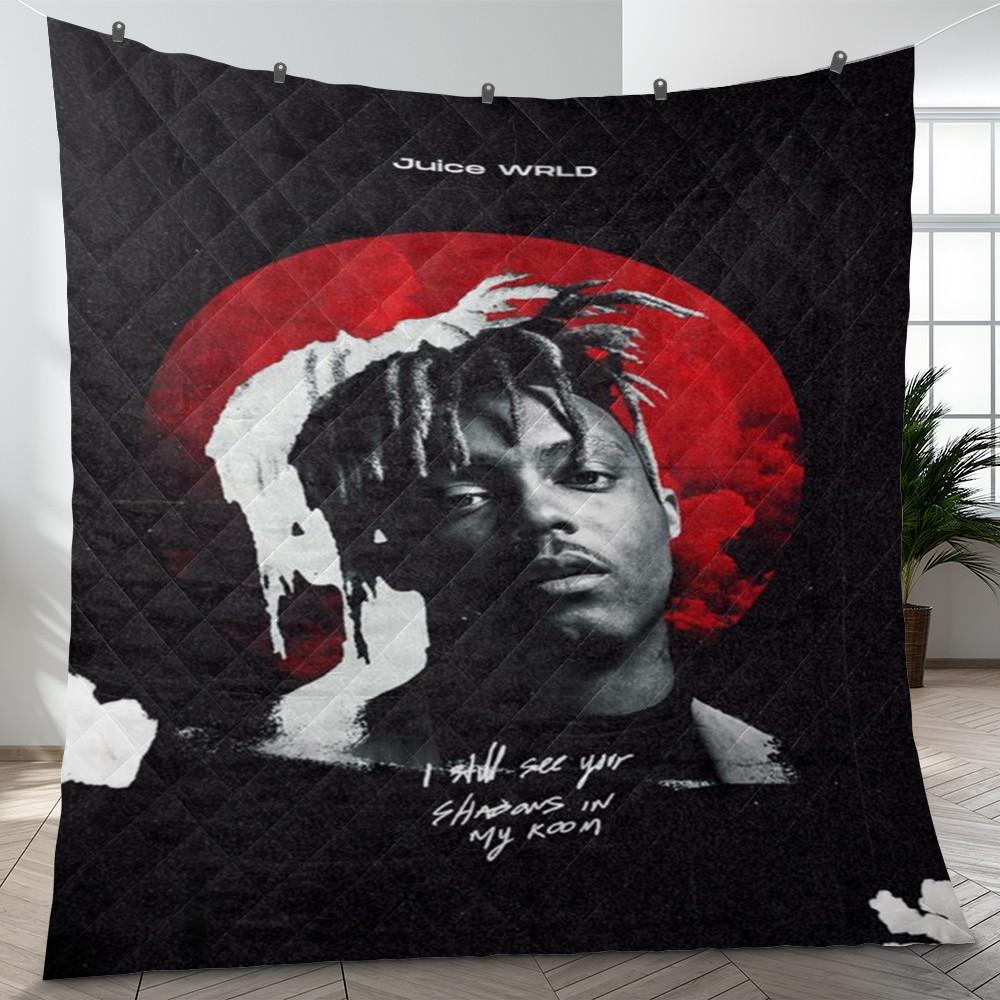 Juice Wrld Rapper 15 Fan Gift, Juice Wrld Rapper 999 Quilt Blanket 