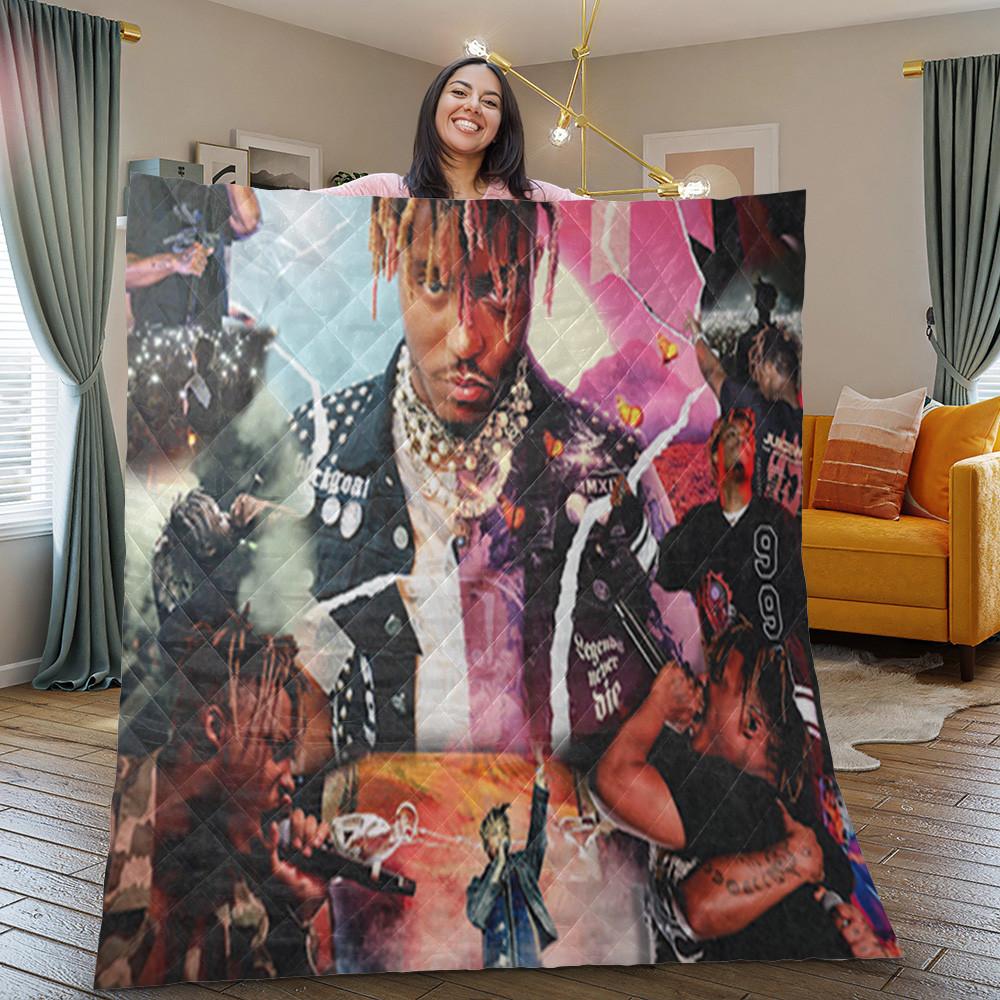 KISS Music Band Quilt Blanket, KISS Music Band Album Collage Gift For Fan, KISS Music Band Album Collage Quilt Blanket 