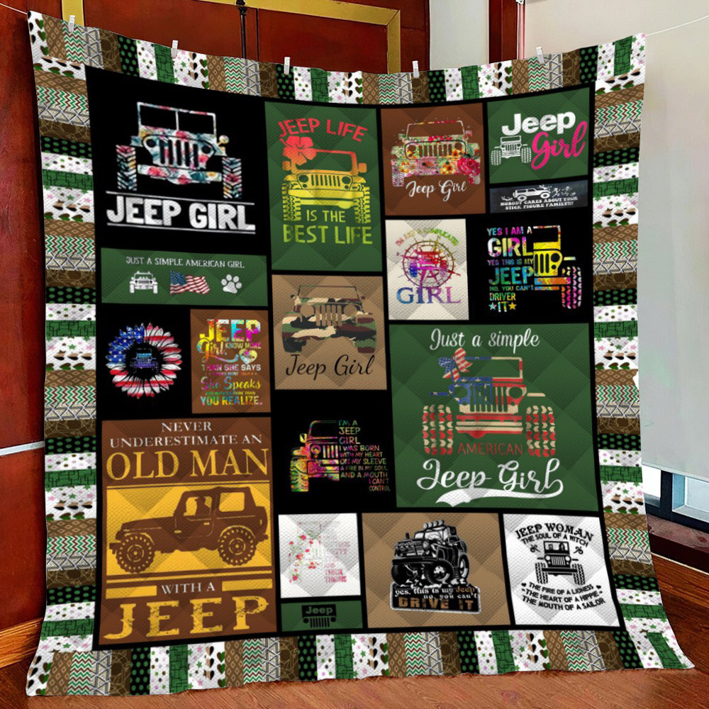 Jeep Quilt Blanket LO01072102