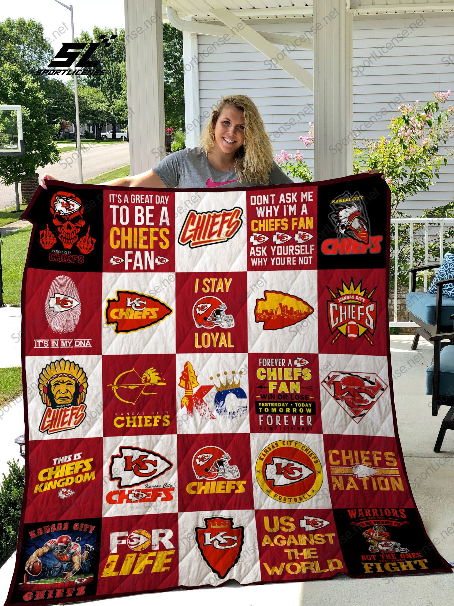 Kansas City Chiefs Super Bowl LIV Quilt Blanket