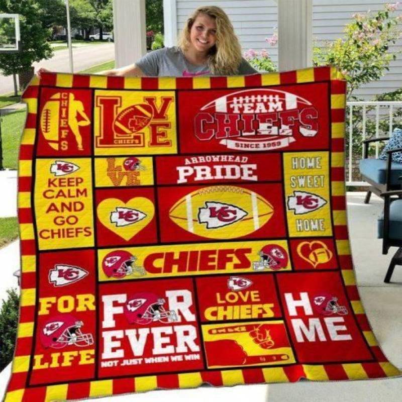 Kansas City Chiefs Quilt Blanket 01