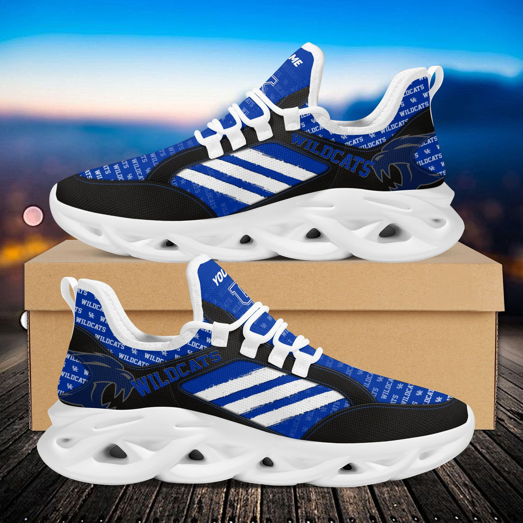 Purdue Boilermakers Custom Name Personalized Max Soul Sneakers Shoes