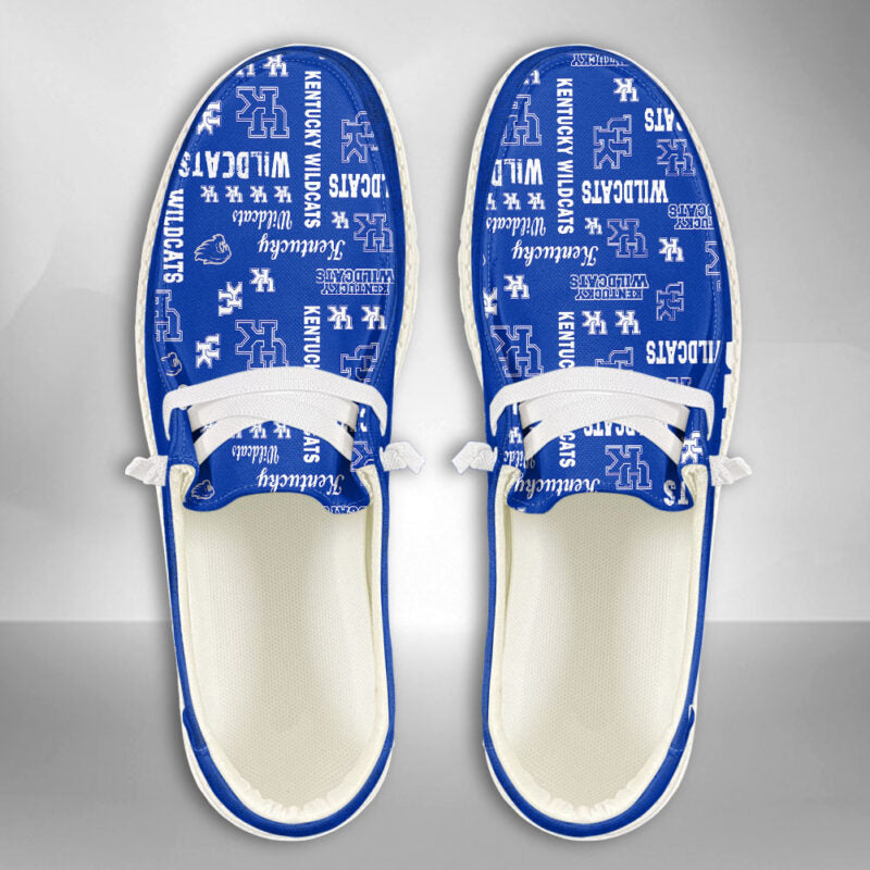 Kansas Jayhawks Personalized Hey Dude Sports Shoes - Custom Name Design