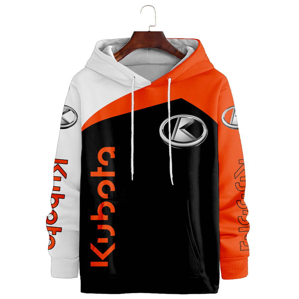 Kubota Skull Tshirt, sweatshirt, Polo, Hawaiian, Hoodie 3D Apparel Full Printing Custom Name 